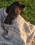 Ombre throw
