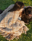 Ombre throw