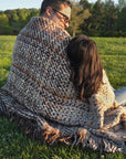 Ombre throw