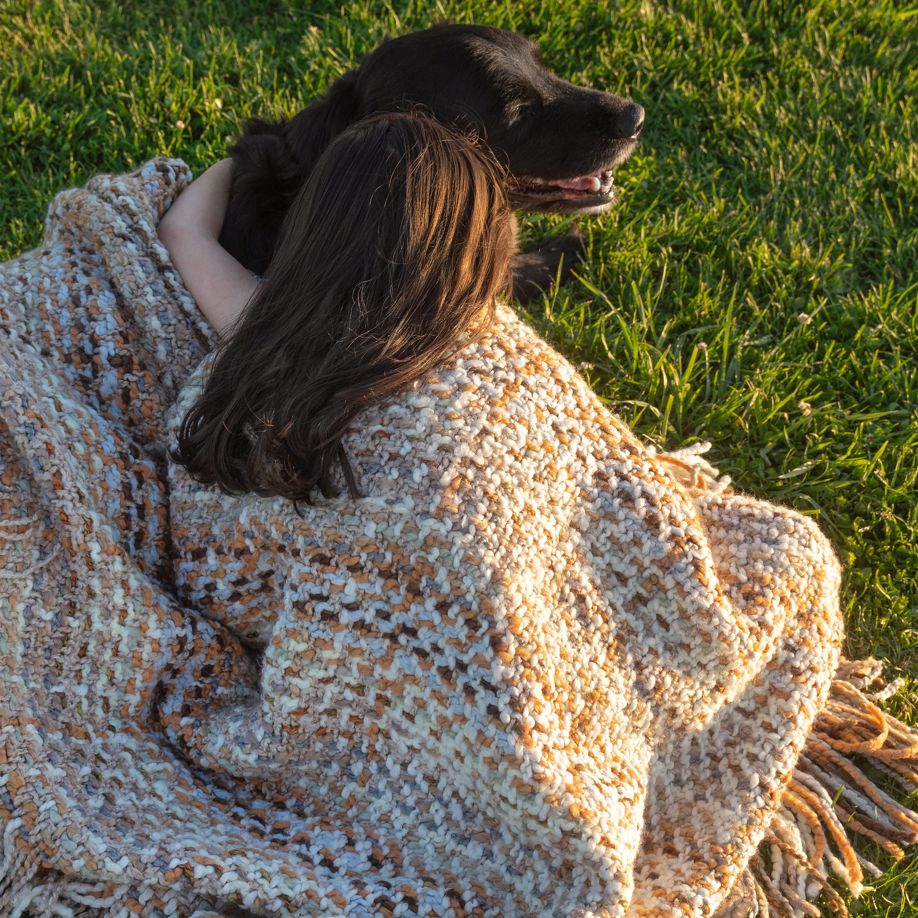 Ombre throw